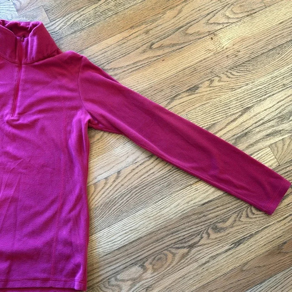 Columbia Fuchsia long sleeve fleece 1/4 zipper Small - Picture 4 of 10